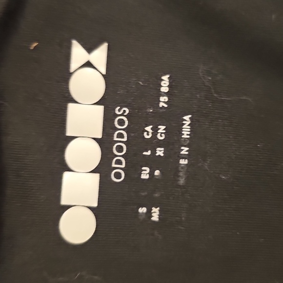 Ododos High Rise Leggings With Pockets - Space Dye Crop - Picture 5 of 6